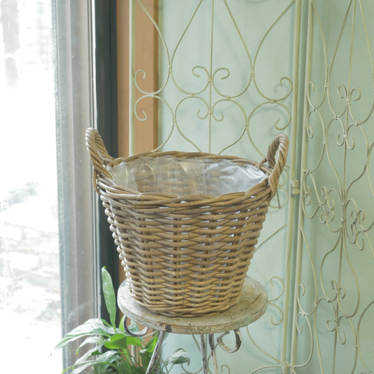 ラタンポテトバスケット やや大きめの鉢