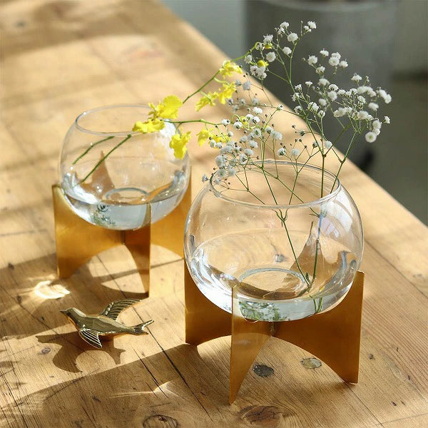in bloom インブルーム ガラスボウルベースL