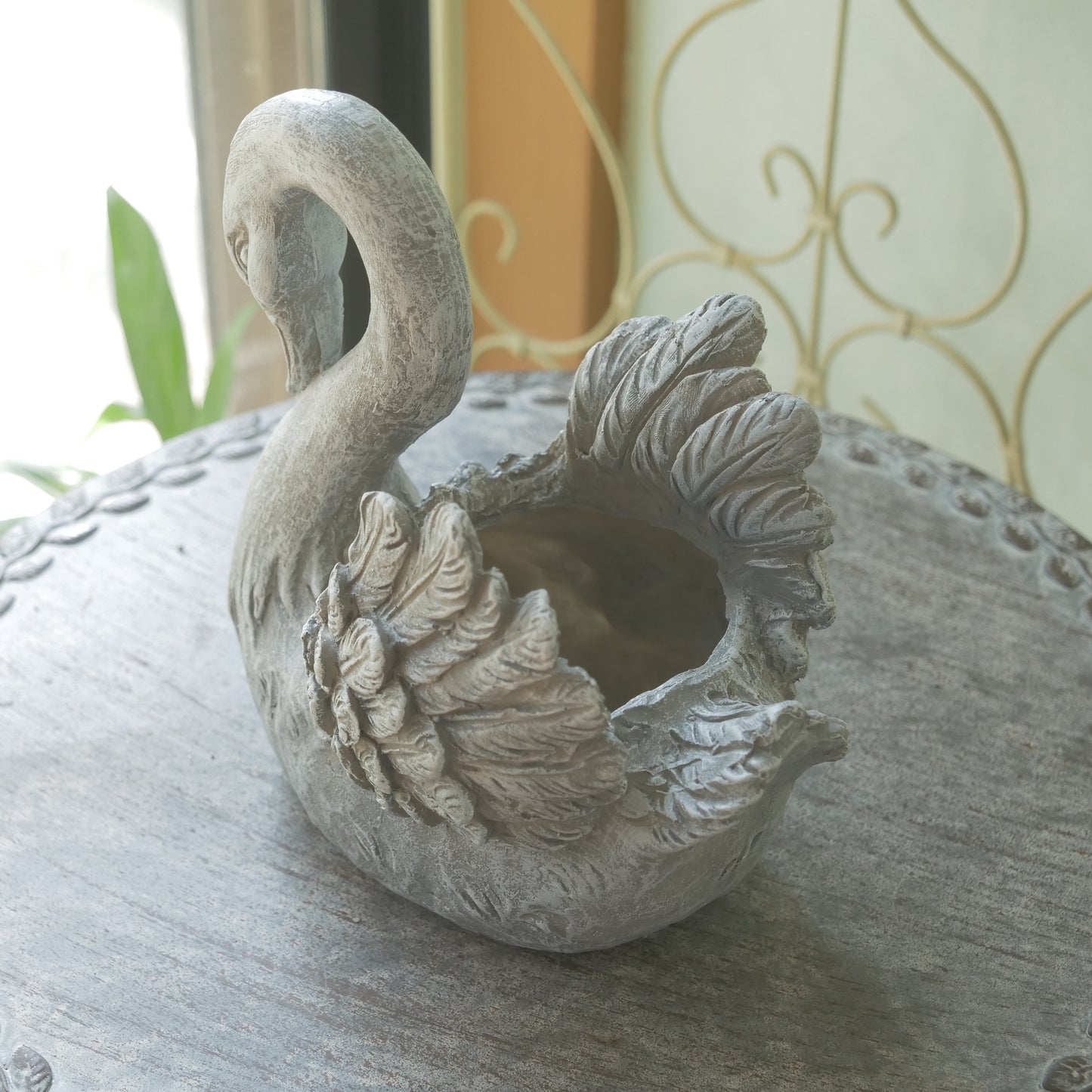 レジンポット　スワン 　