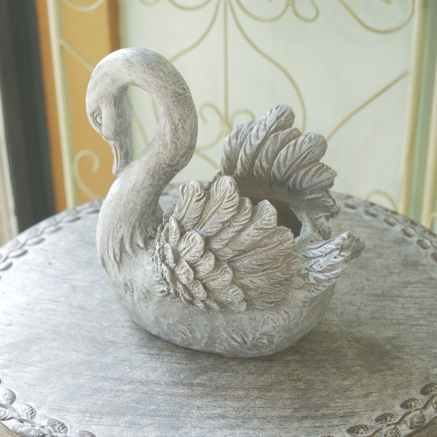 レジンポット　スワン 　