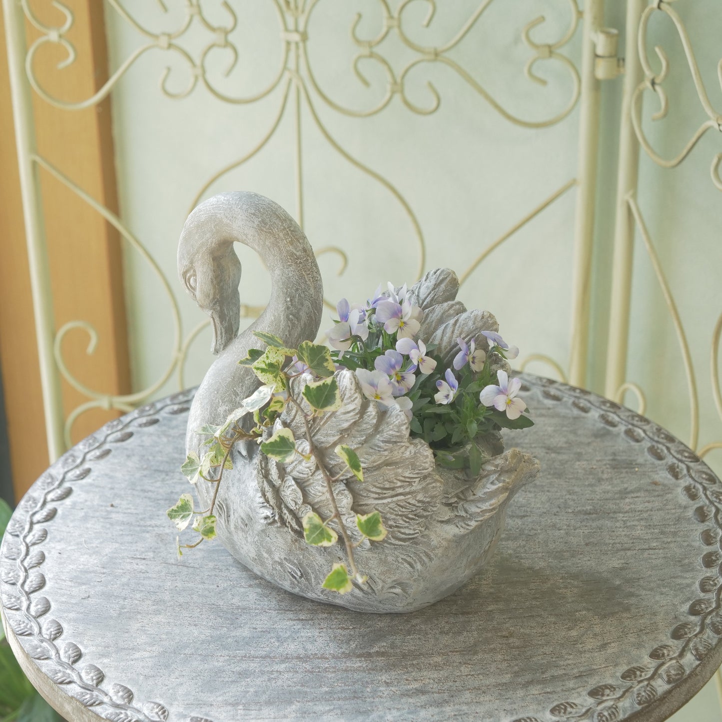 レジンポット　スワン 　