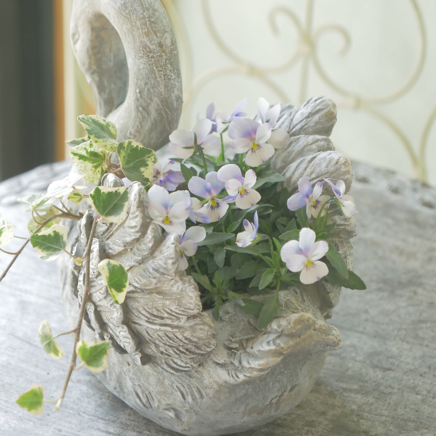 レジンポット　スワン 　