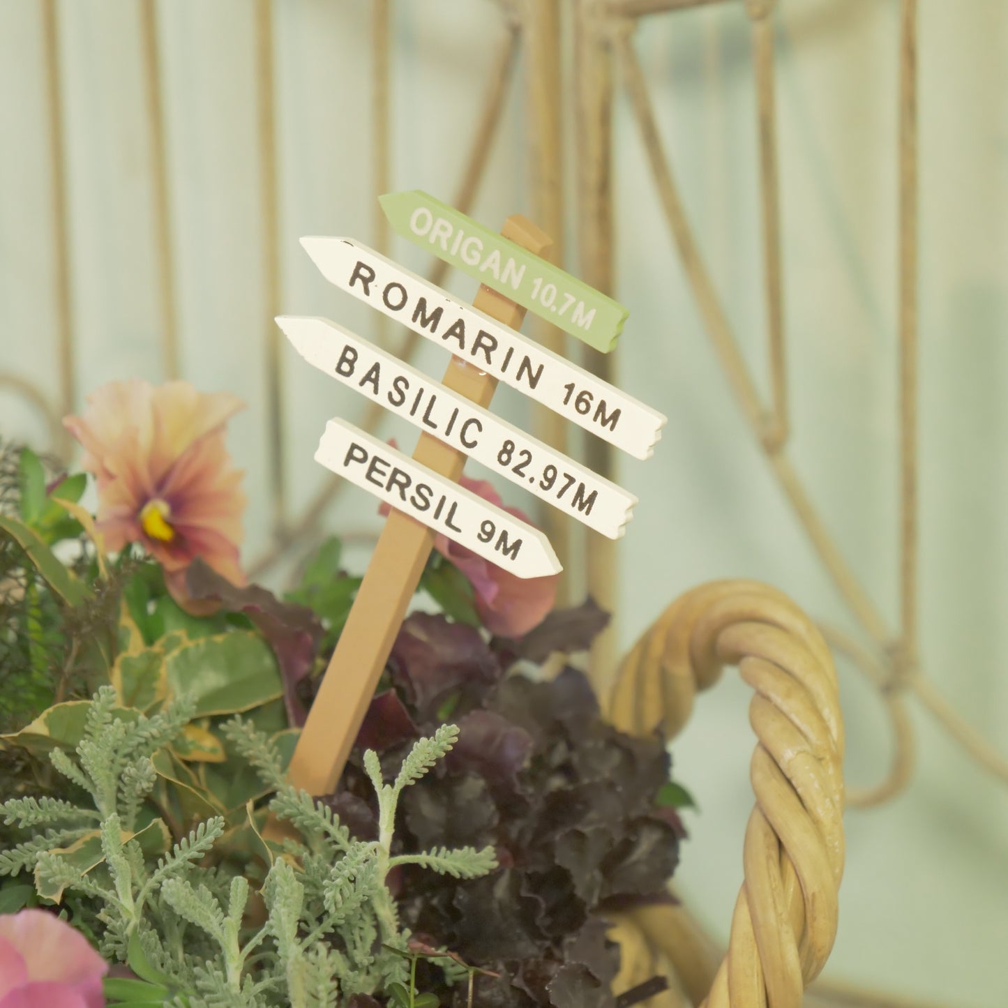 オリガンピック【グリーン】寄せ植えにワンポイント！木のピック。