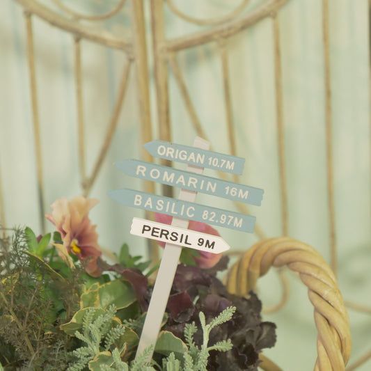 オリガンピック【ブルー】寄せ植えにワンポイント！木のピック。