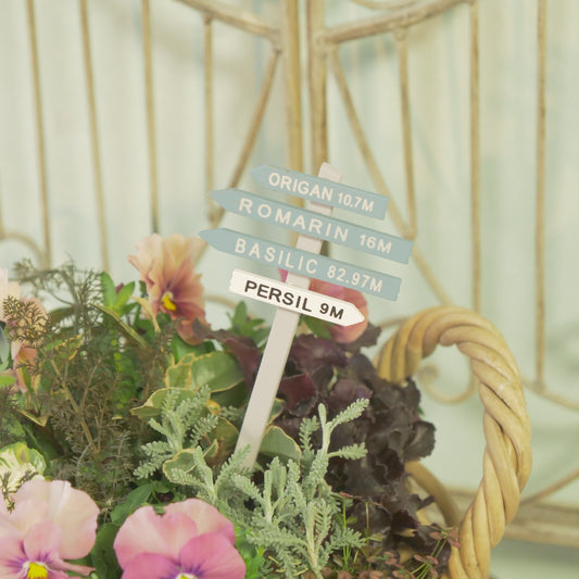 オリガンピック【ブルー】寄せ植えにワンポイント！木のピック。