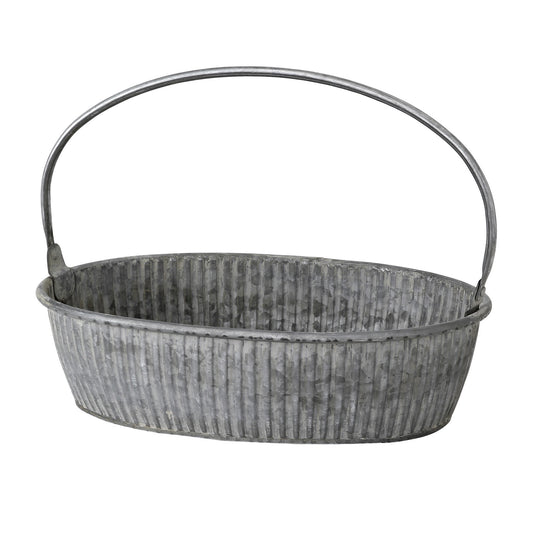 ブリキハンドル、オーバルタブ【Lサイズ】